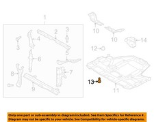 SUBARU OEM 03-23 Ascent Splash Shields-Under Cover Bolt 901000365