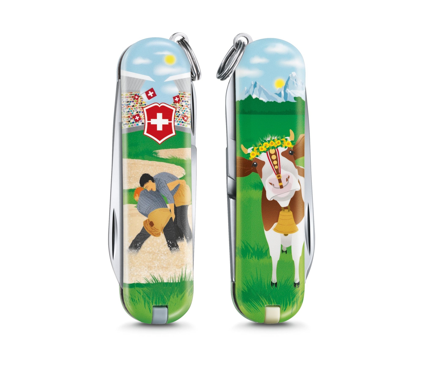 0.6223.L2009 VICTORINOX CLASSIC MM. 58 LIMITED EDITION 2020 Swiss Wrestling cod.