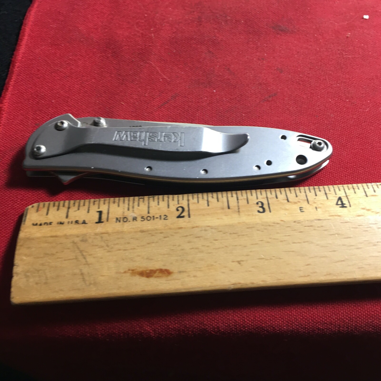 KERSHAW USA LEEK 1660 SPEED A/O ONION FLAG KNIFE XX 1670L eBay