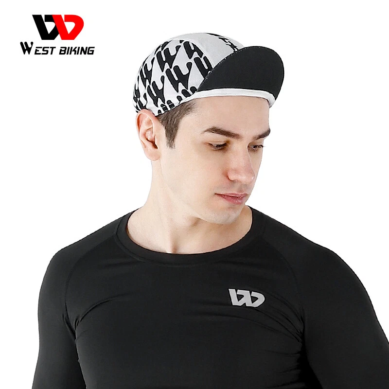 Boné de ciclismo verão corrida caveira boné capacete forro chapéu sol com viseira solar - Imagem 4 de 4