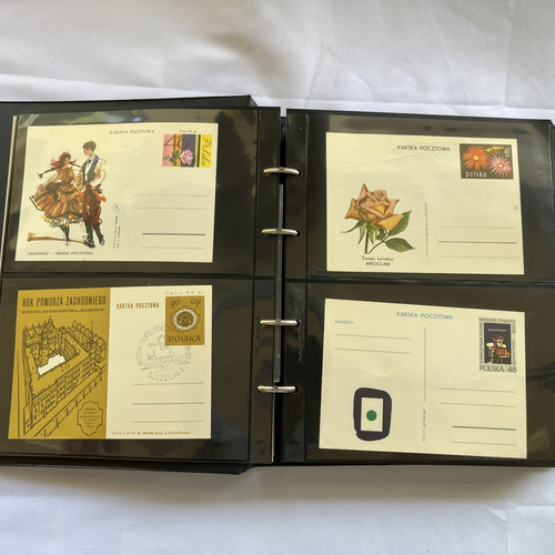 POLAND LOT OF FDC BOOKS, 2 ALBUMS, FDCS & POSTCARDS, 1958 - 1970 - Picture 12 of 23