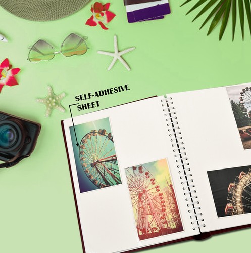 2 Pack of Photo Albums Self Adhesive Large Picture Book Modern Style Wiro Binder - Picture 23 of 88