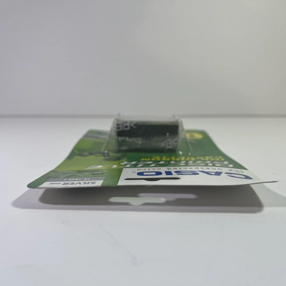 Casio Silver Ink Ribbon Cassette TR-18SR for CD/DVD Disc Title Printer - Image 4 of 4