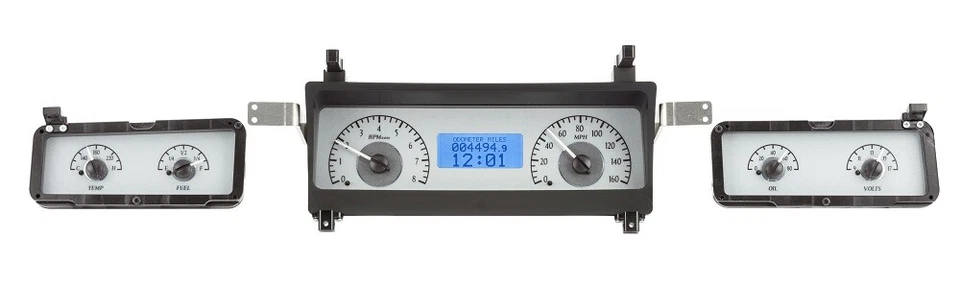 Sistema de calibre analógico Dakota Digital 73-77 Chevy Malibu El Camino VHX-73C-MAL-S-B Foto 2 de 4