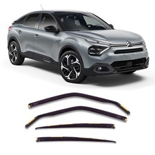Jeu De 4 Déflecteurs De Vent HEKO Teintés Noirs Pour Toyota Hilux N13 4 Portes (1989-1997) - Référence 29315