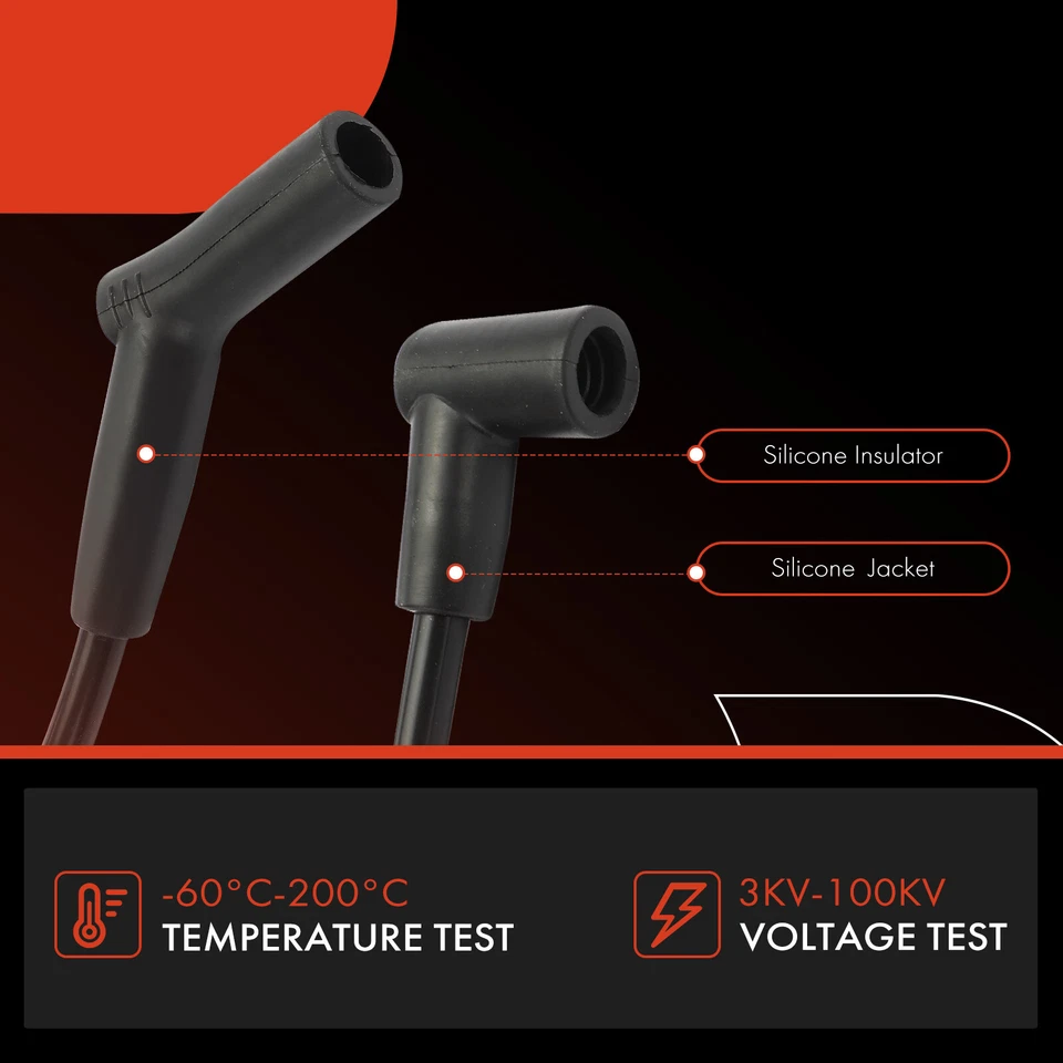 Наборы проводов свечей зажигания 9x для Ford F-250 89-96 F-350 89-97 F-Super Duty 1990-1997 - Изображение 4 из 4