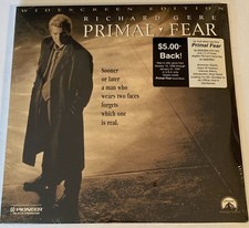 PRIMAL FEAR 2 Disc Laserdisc, 1996 -Widescreen Edition - Richard Gere - NEW