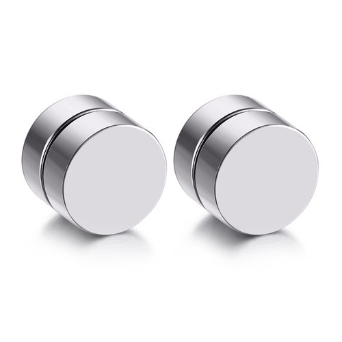 6*8mm Pendientes Magnéticos Para Hombre Acero Inoxidable Sin Tapón Piercing Pernos para Orejas con Clip - Imagen 12 de 17