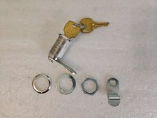 Cam Lock; Cabinet Toolbox Drawer Safe, Tumbler Lock Cylinder 1- 1/16" Hole 3/4"