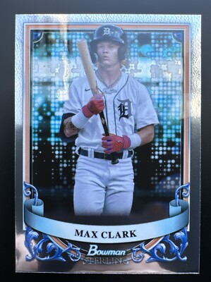 2024 MLB Bowman Sterling Detroit Tigers Max Clark BSP-18
