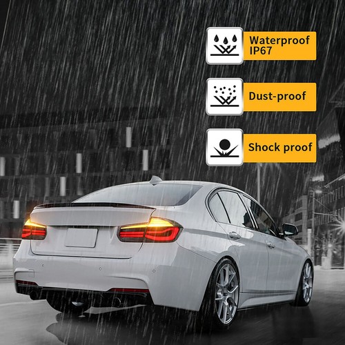 SMOKED LED Tail Lights For 2013-2018 BMW 3-Series F30 F35 F80 Sedan Rear LH+RH - Picture 16 of 16