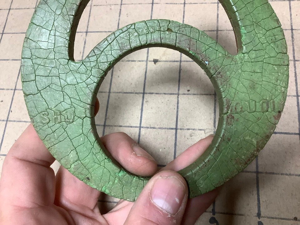 vintage Original rubber horse shoe: SHY OUOI -- as found, rare - Image 3 of 3