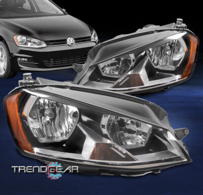 For 2015 2016 2017 Volkswagen Golf/GTI Mk7 Halogen Headlight