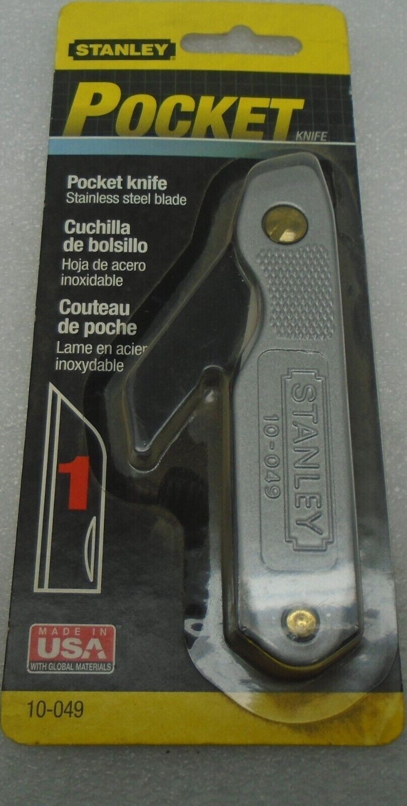 Stanley Pocket Knife 10049 New USA made 756C eBay