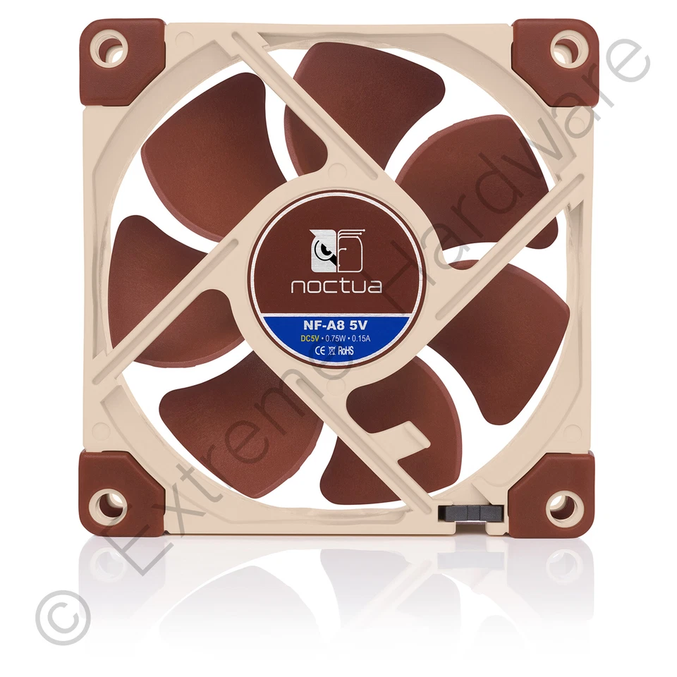 Noctua NF-A8 5V 80mm x 25mm Low Noise Premium PC Case Fan 2200 RPM, 17.7 dBA - Image 4 of 4