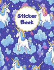 8.5x11 Sticker Book Collecting Album: Large Blank Sticker Keeper Book for Kids