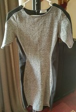 black grey bodycon dress size M (EUR)