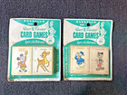 1950's, Walt Disney, Unopened Set Of 2 Duet Character Card Games -A2