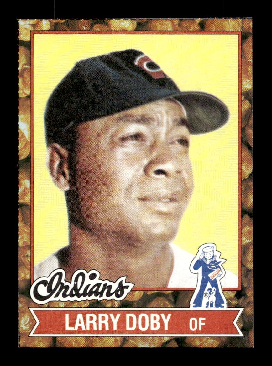 1982 Topps Cracker Jack #1 Larry Doby Indians NEAR MINT *e5
