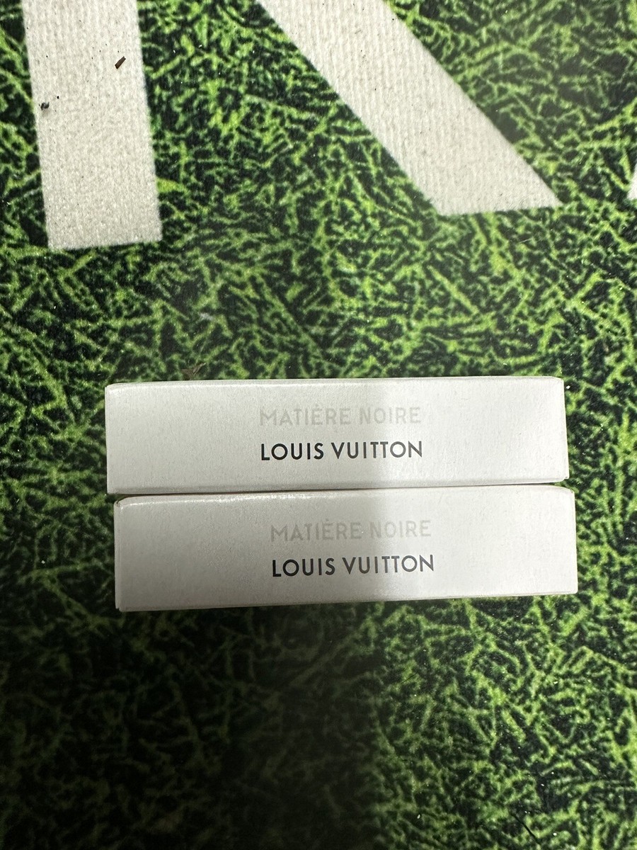 MATIERE NOIRE EAU DE PARFUM LOUIS VUITTON LATEST 2ml x 2 MATIERE NOIRE EAU DE PARFUM LOUIS VUITTON LATEST 2ml x 2