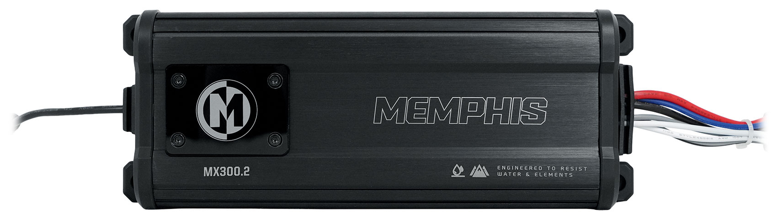 Memphis Audio MX3002 300 Вт RMS 2-канальный UTV-усилитель для квадроциклов Комплект проводов усилителя