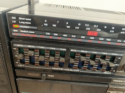 PHILIPS SUPER TANDEM Radio D8268 Vintage Ghetto Blaster Boombox EUR 24,50 - DE