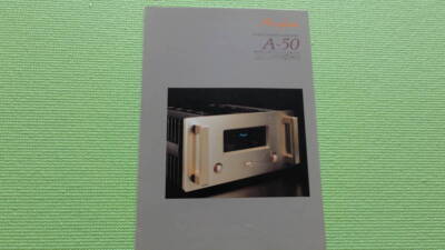 Accuphase A 50 Catalog Stereo Power Amplifier Accuphase