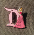 Disney Pin Disneyland D Sleeping Beauty Aurora Hidden Mickey Pin