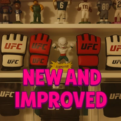 *NEW AND IMPROVED* Glove Stand Display Case For UFC / MMA Signed Gloves