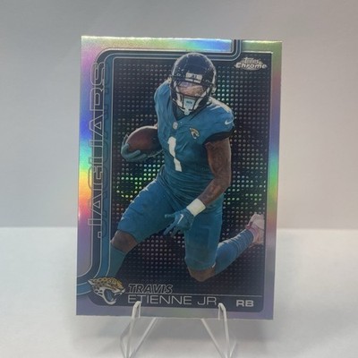 Topps 2025 Chrome Football Travis Etienne Jr. #139 X-Fractor Jaguars