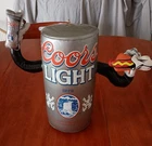 Vintage 1994 Coors Light Inflatable Beer Can Promotional Beer B Que w/Hot Dog