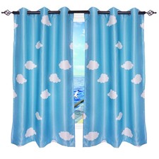 Absolutely Blackout Curtains for Kids Room,2 Layers Lined Curtains for Boys G...