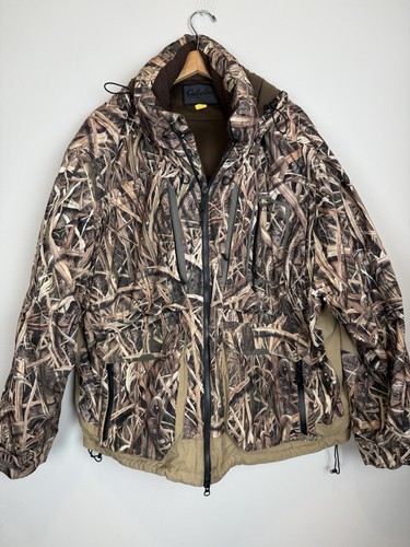 Cabela's Northern Flight Jacket Hooded Camo Coat Thinsulate Platinum Men’s 2XL - Picture 2 of 12
