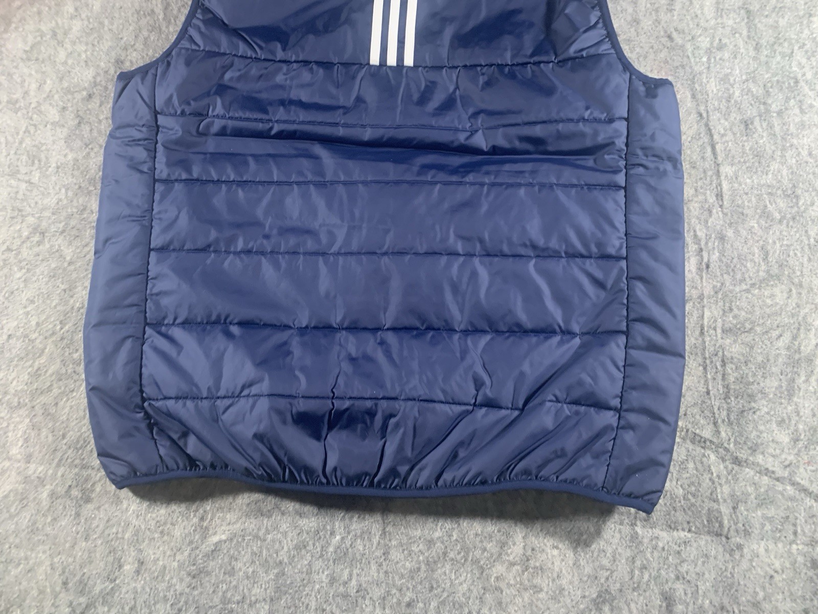 NWT Adidas Mens Navy Blue Golf Puffer Vest Winter Jacket Coat A572 New