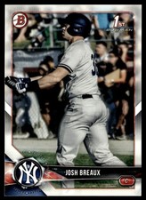 2018 Bowman Draft Josh Breaux New York Yankees #BD-57