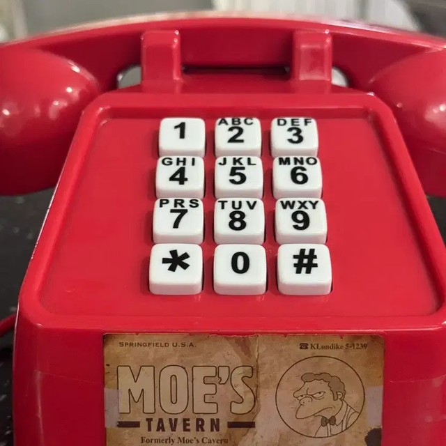 Simpsons Family Mock Bar Phone Toy (Working)