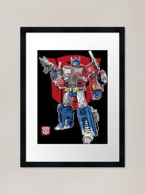 PRIME SUMI-E T-Shirt gerahmt Kunst Pri gerahmt Wandbild Poster Leinwanddruck Bild