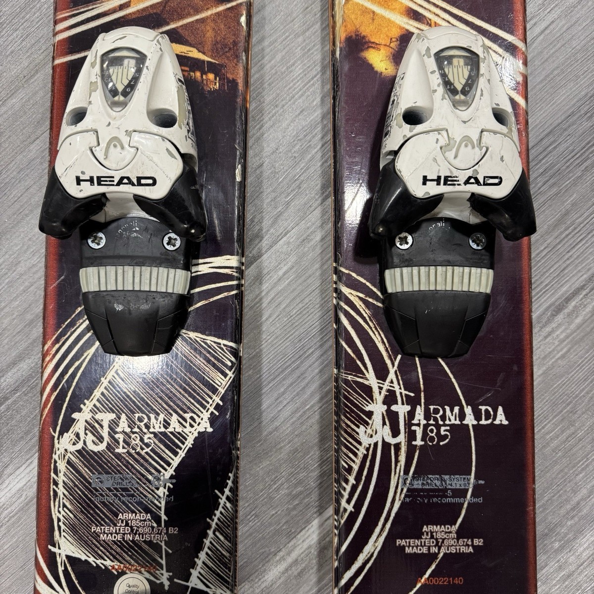 ARMADA JJ 185cm Powder Skis w/ Head 15 Bindings | eBay