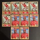 1987 Topps - Ozzie Smith #749 and #598 All Star - Lot of 10