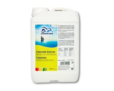Chemoform Calzestab Eisenex 3 Liter gegen Kalk Rost Eisen Pool Whirlpool 