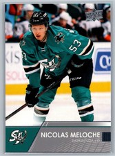 #71 Nicolas Meloche 2021-22 Upper Deck AHL San Jose Barracuda