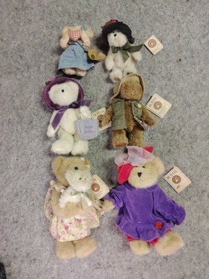 Vintage Lot Of 6 - Boyds Bears - Plush - Mix of sizes -  Plush - NWT
