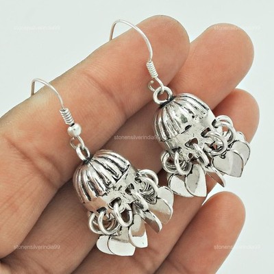 925 Sterling Silver Handcrafted Jewelry Drop/Dangle Earrings R16