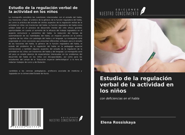 Elena Rossiskaya | Estudio De La RegulacióN Verbal De La Actividad En Los NiñOs-image