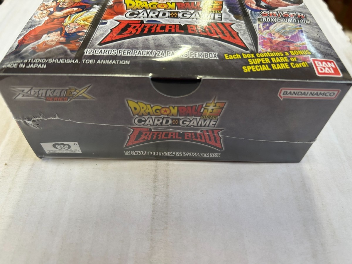 B.I.B.✴︎Insanely Rare✴︎極上 スムース Bomb Dragon Ball Super Card Zenkai Series B22 Critical Blow Booster Box