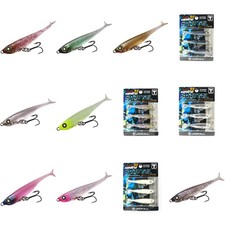 JACKALL Jelly Sardine Worms 54/55 Shad Tail Lures, Various Colors From Japan