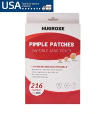 Pimple Patches 216 Counts Hydrocolloid Acne Spot Stickers Invisible Acne Cover
