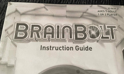 Guide For Educational Insights BrainBolt Brain Teaser Memory Game Instructions