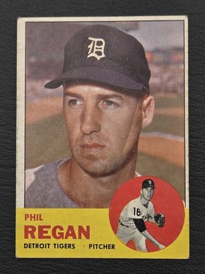 1963 Topps Set-Break #494 Phil Regan - High Number - Detroit Tigers
