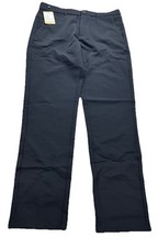 Plaid  Plain Dress Pants 603 Black 32x30  Men  s Formal Trousers